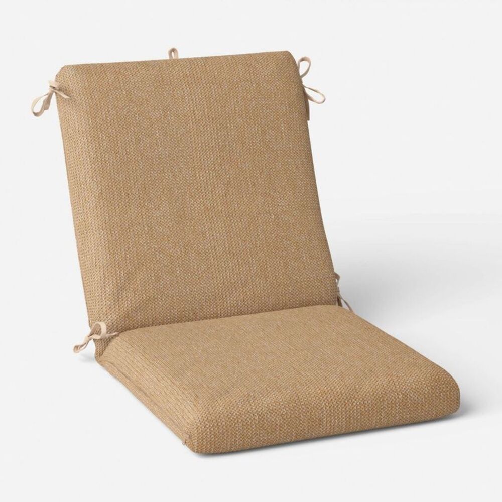 21"x43" Faux Natural Knit Chair Cushion Tan - Threshold